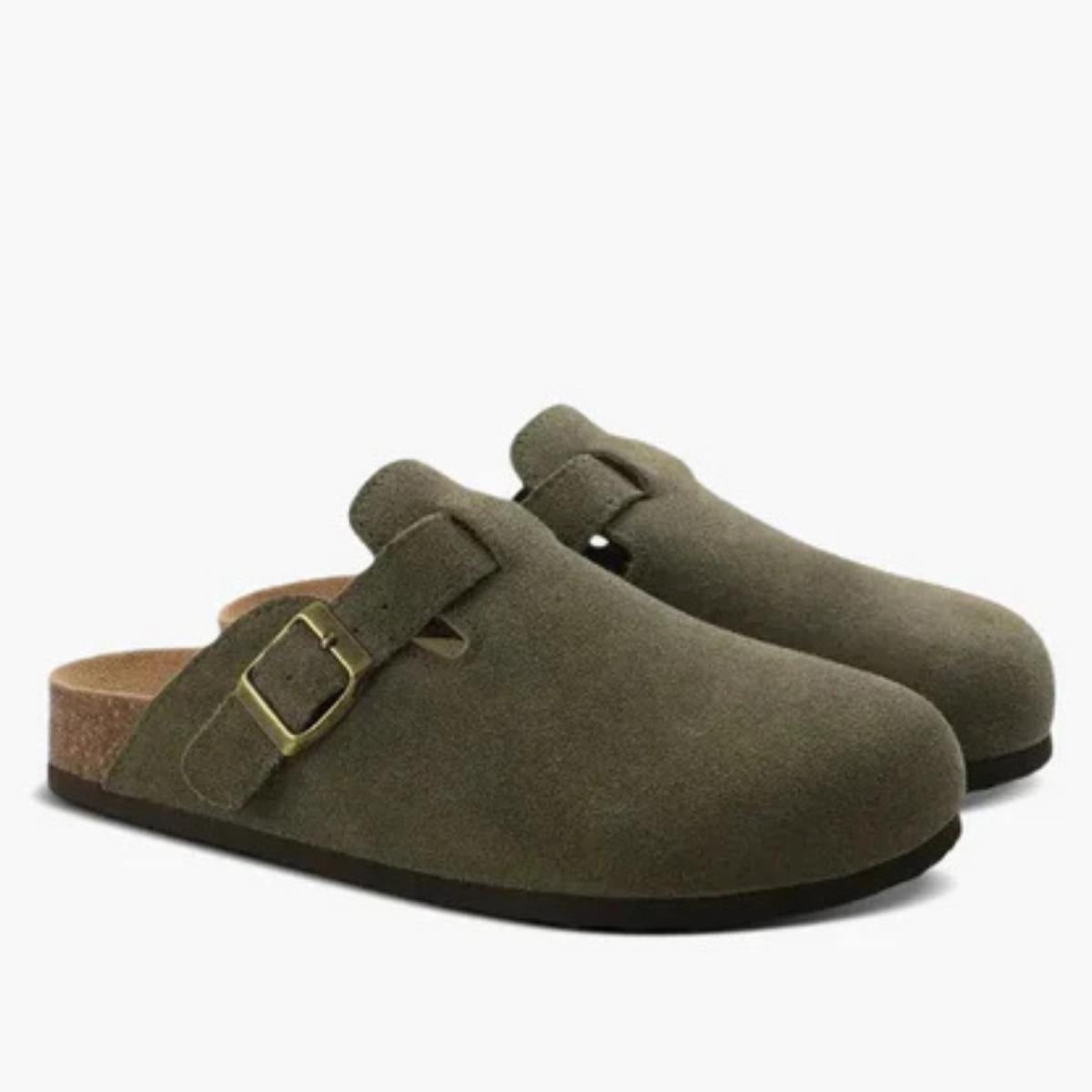 Suede Clog Shoes