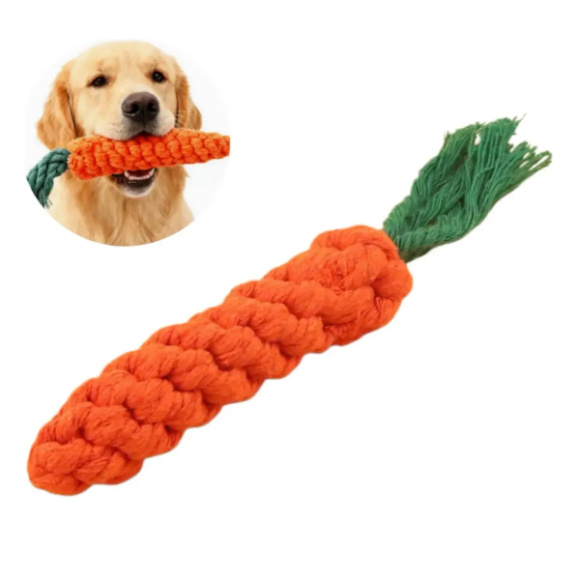 Carrot Rope Chew Toy