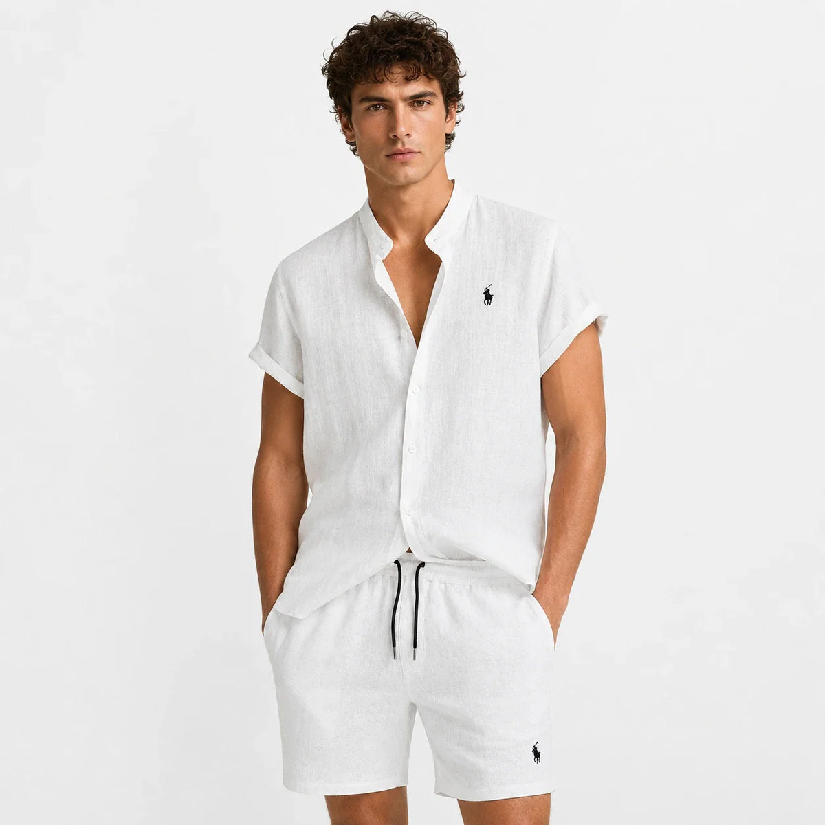Men's Linen Set [Buy shirt, Get shorts free]