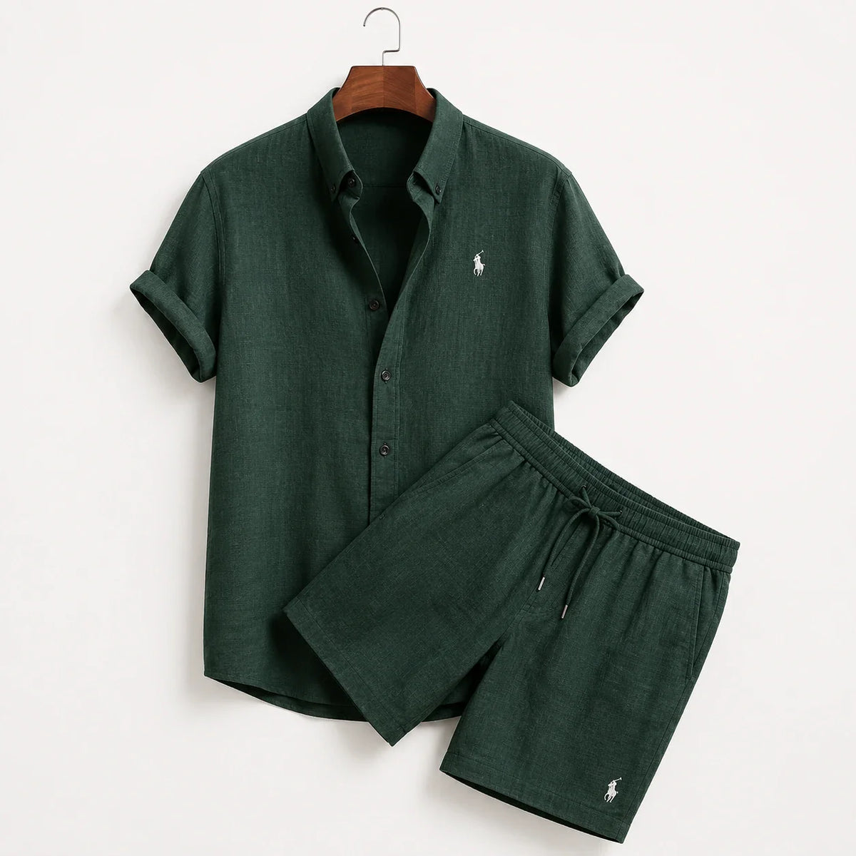 Men's Linen Set [Buy shirt, Get shorts free]